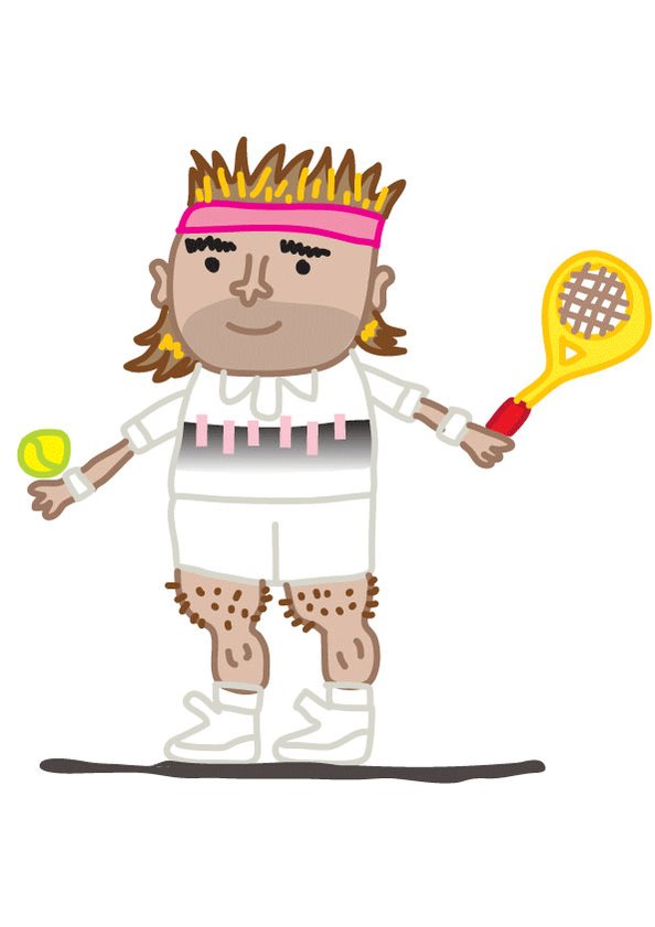 A happy birthday to this chap too, André Agassi 