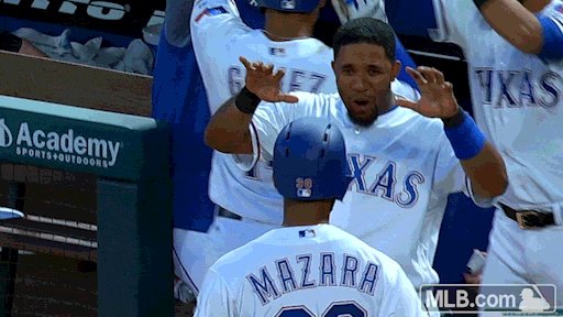 .@NomarMzra26 brings home @JLucroy20 with a RBI single! We cut the Angels lead in half, 2-1. #LoneStarGrit https://t.co/IoFAb2c1Tc
