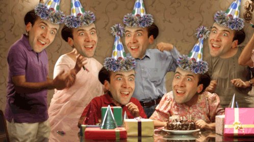 HAPPY BIRTHDAY today to podcast fave, Nicolas Cage!! Hope your special day is as awesomely bonkers as you are!   