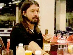 IHeartRadio \"Happy Birthday to our favorite wine connoisseur Dave Grohl. Have a drink on us! 