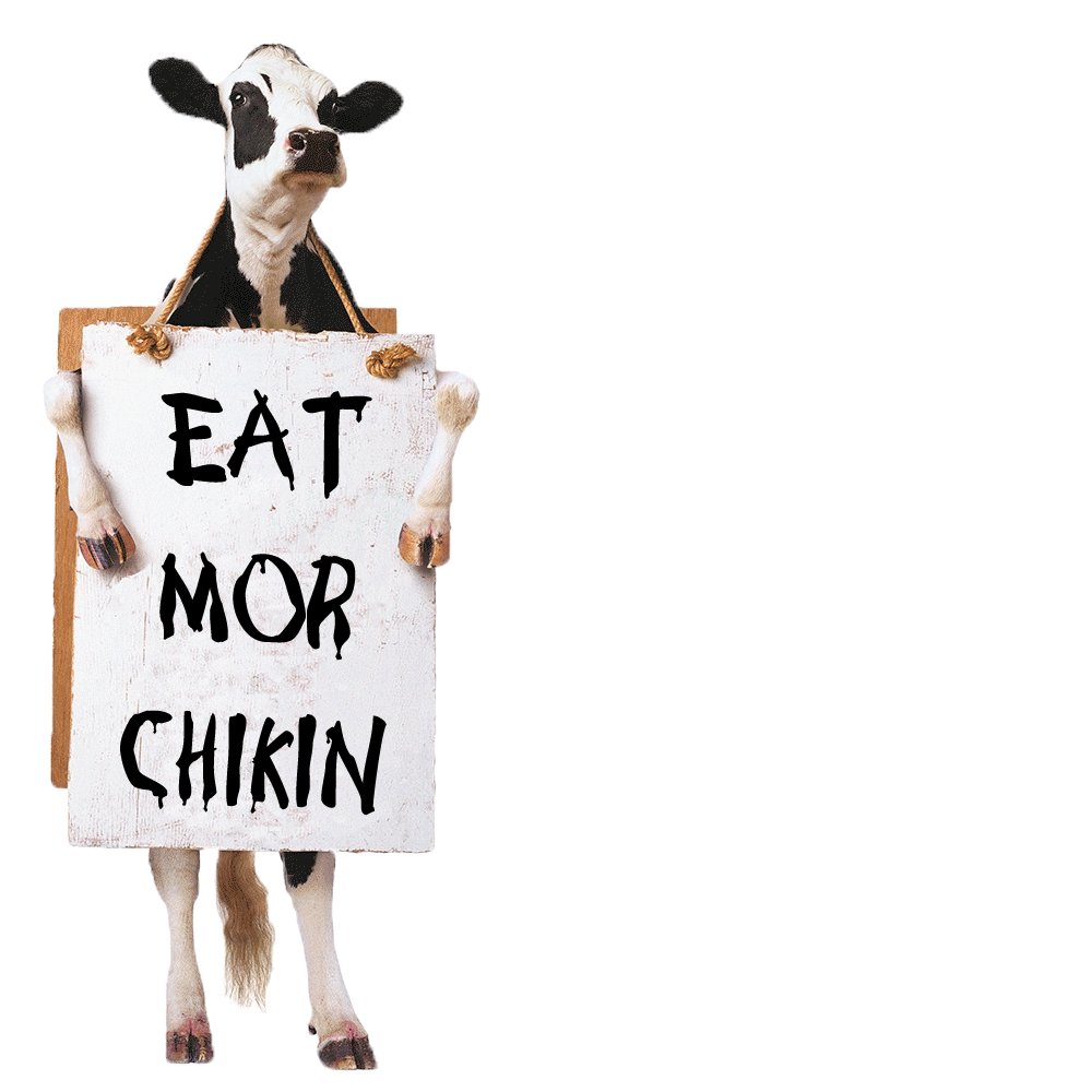Eat Mor Chikin Printable Sign
