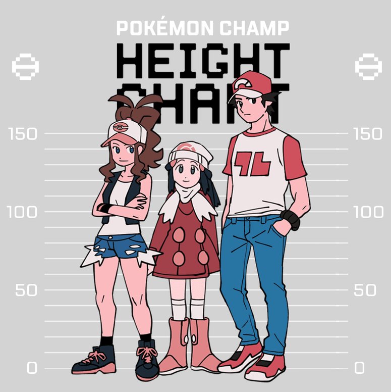 pokemon height chart