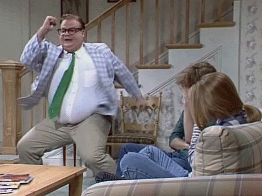 This comedy legend would have been 53 today. Happy birthday Chris Farley. Watch your head. 