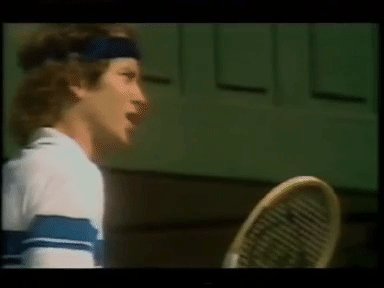 \"YOU CANNOT BE SERIOUS!\"

Happy 58th birthday to the legendary John McEnroe! 