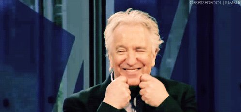 Over a year since he died and it still hurts. Happy birthday Alan Rickman    