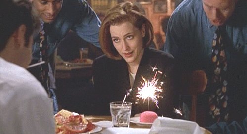 Happy to Dana Scully! 