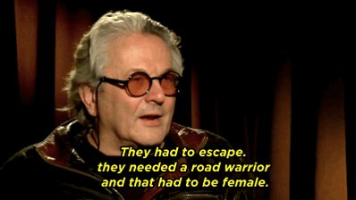 [George Miller talking about Mad Max: Fury Road]

happy birthday to our leader 