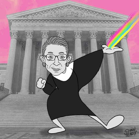 Happy birthday to Ruth Bader Ginsburg! Here\s to many, many, many, many more. 