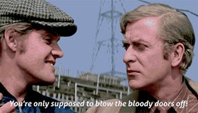 You\re only supposed to blow the bloody candles out Happy Birthday, Sir Michael Caine. 