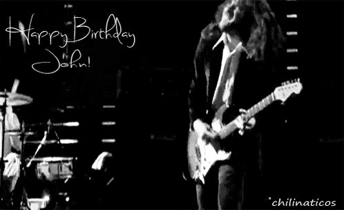 The man. The myth. The legend. Happy birthday John frusciante! 