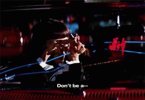 Pulp Fiction (1994) DP: Andrzej Sekula | Dir: Quentin Tarantino Happy Birthday! 