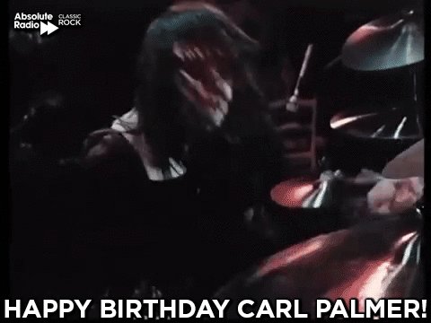 Happy birthday to Carl Palmer of ELP, Asia, Atomic Rooster, and more! 