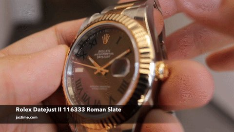 7️⃣ Rolex Datejust 36mm 116233G 18K Fluted Black Diamond Dial