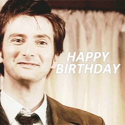 Happy 46th Birthday David Tennant, you beauty! 