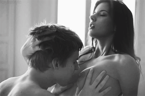 Cute makeout brunette sensual