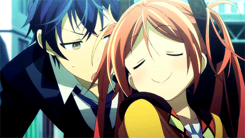 Loving Couple Gif Animated Romantic Anime Couple Hug anime hugging HD  wallpaper  Pxfuel