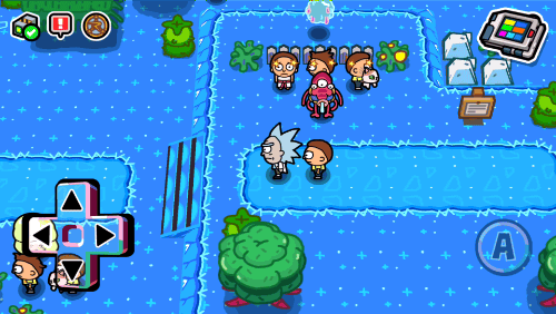 pocket mortys gamplay 1