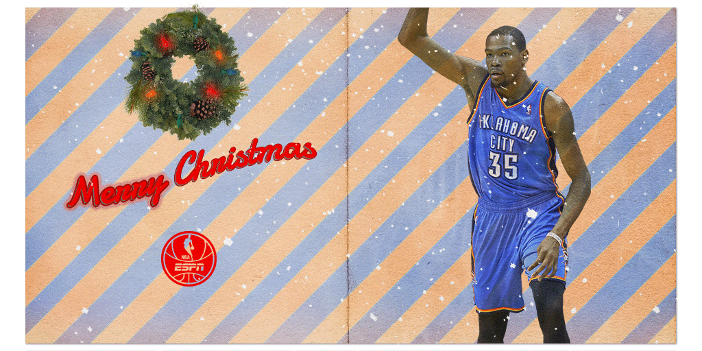 kd christmas jersey