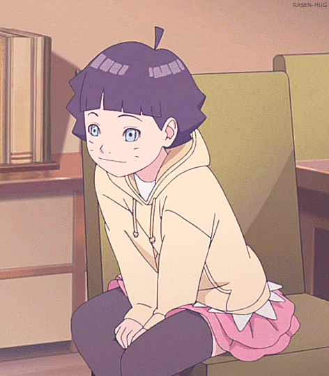 Himawari look so cute! 😍 😘 Cleared Himawari #gift #BorutoTheMovie @Naruto...