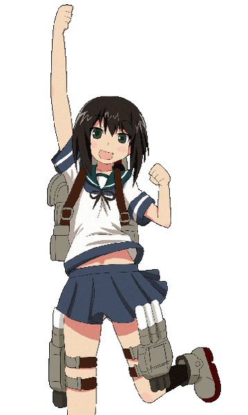 Anime girl gif transparent
