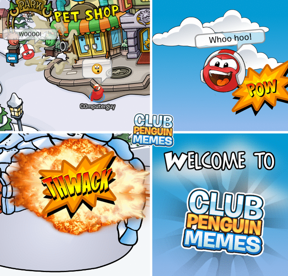 Infinite as club penguin memes