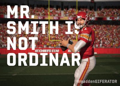 Happy birthday to Alex Smith. 