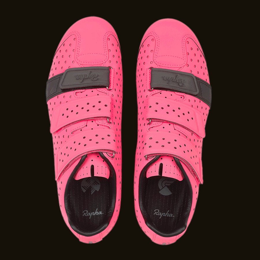 rapha pink shoes