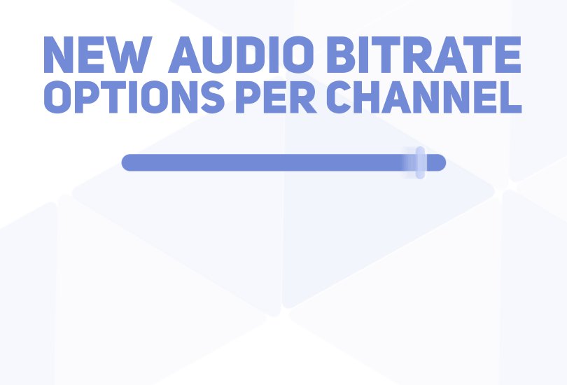 Discord on Twitter "Update is out with NEW. AUDIO. BITRATE. OPTIONS