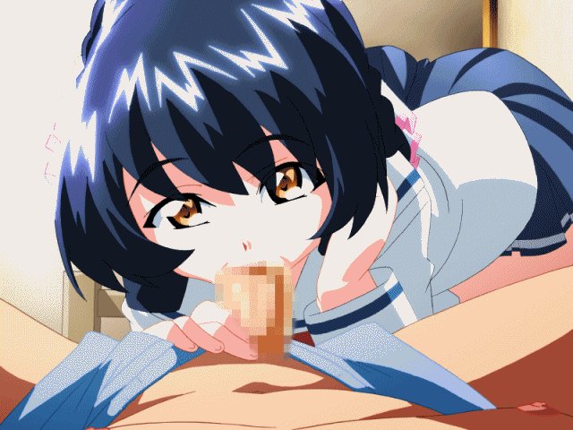 Cum mouth anime upskirt POV