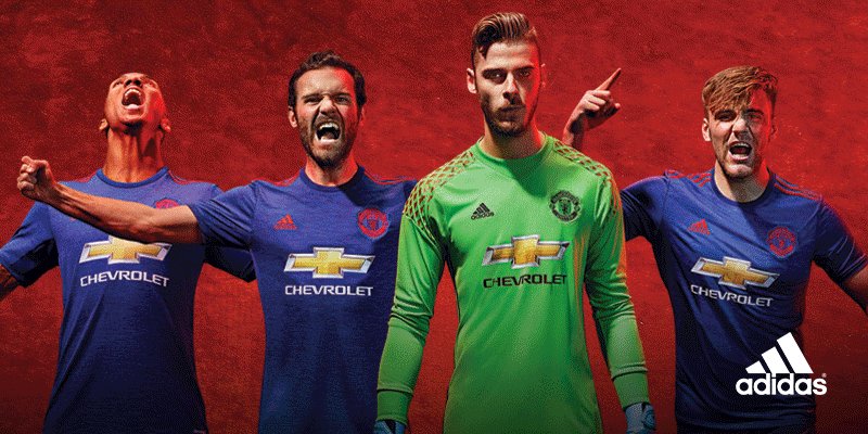 Introducing the new 2016/17 @ManUtd away shirt. Available to buy now: http://a.did.as/6006BoMHm