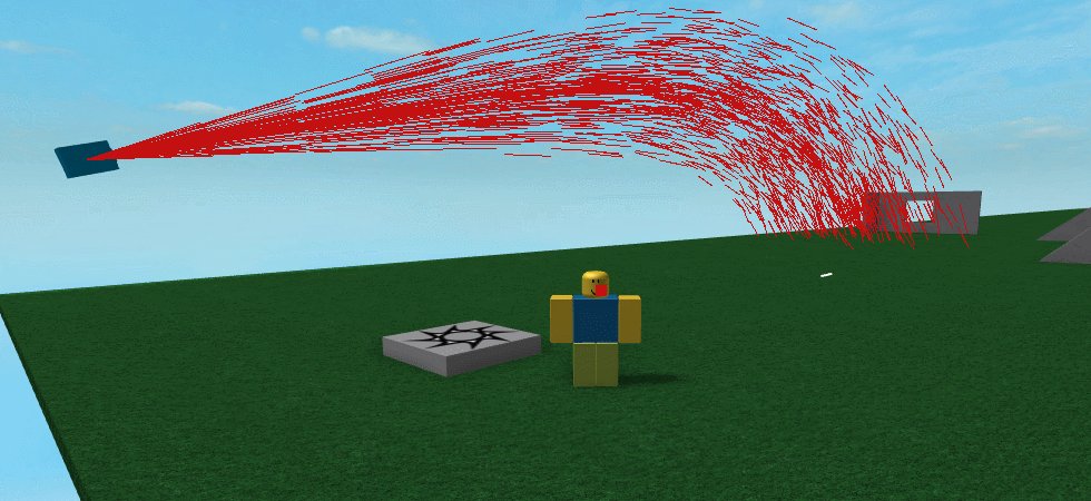 Roblox Raycasting Projectiles - ray casting roblox
