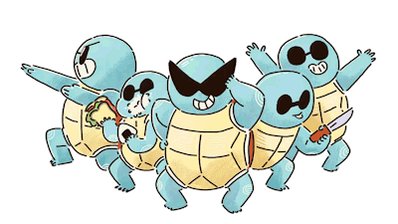 Squirtle Squad by NumbNumble on DeviantArt
