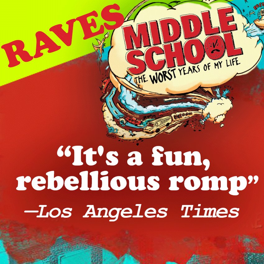 We’re buried right now in these rave reviews of #MiddleSchoolMovie… Thanks for all the support! https://t.co/AGNNG0stZ3