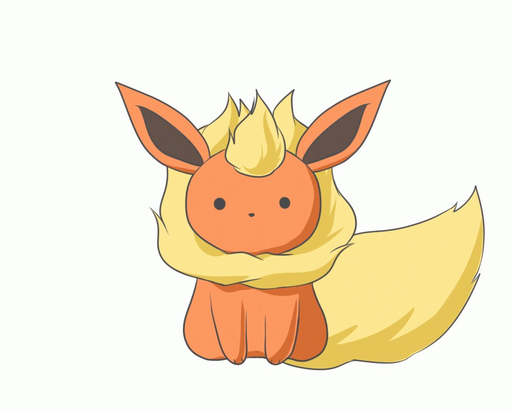 中井なまず しっぽふりふりブースターgifアニメできた もふもふ ぶーちゃんらぶ ブースター ポケモン T Co Xdry4ab98r Twitter