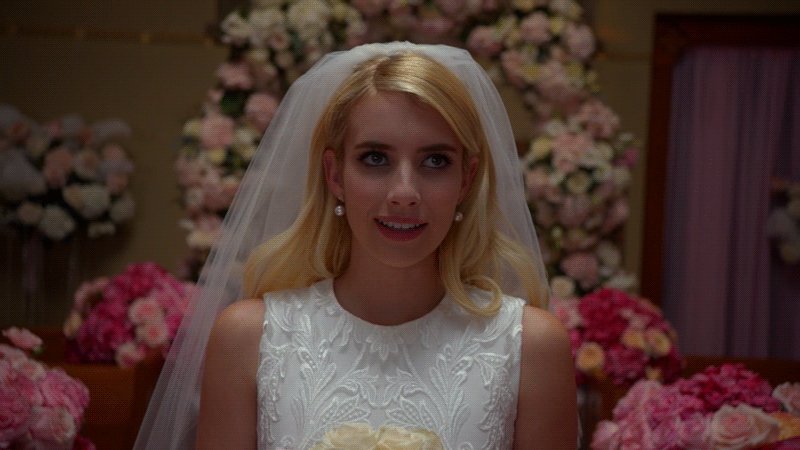 Scream Queens on X: “Chanel Oberlin is the most beautiful bride 