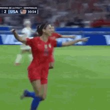 The best goal celebration from the birthday girl. Happy belated 30th birthday, Alex Morgan  