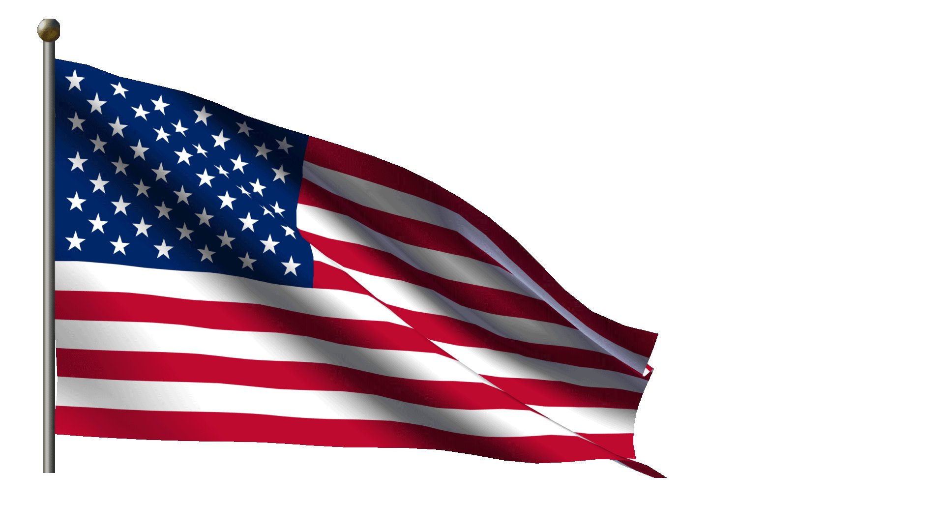 Флаг США анимация