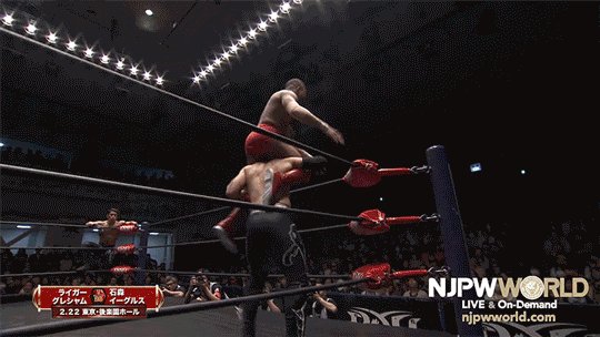 .@TheJonGresham 'The Octopus'
Sign up Now & Stay tuned to http://njpwworld.com
#njpw #roh #njROH #njpwworld