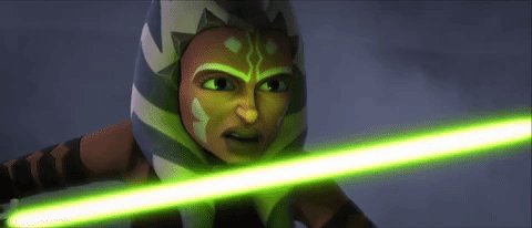 Stating the obvious but man is Ahsoka cool. 😩💚 drop dead excited for new #clonewars this year.