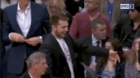 Luka Doncic loved the Salah Mejri three pointer