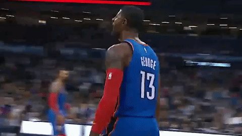 Paul George with 17 points in the 4th 😳