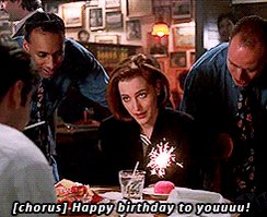 Happy birthday to my pocket sized queen dana scully 