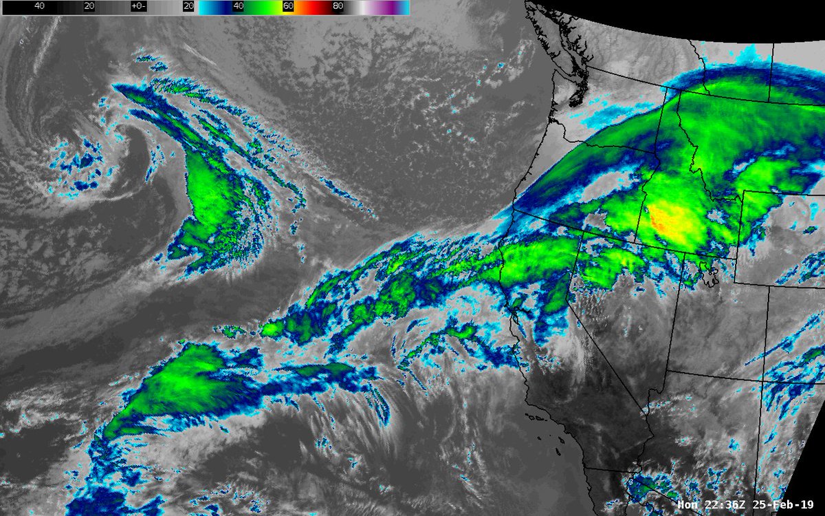 Significant Pacific moisture continues to stream right