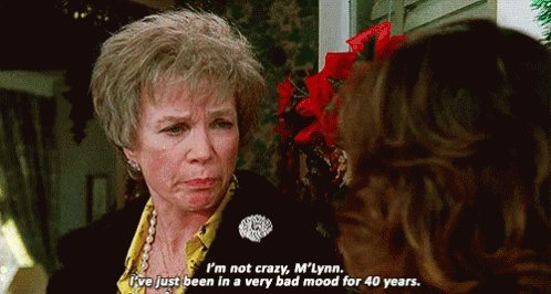 Today is Sunday and it’s been a long week which can only mean one thing .... time for Steel Magnolias