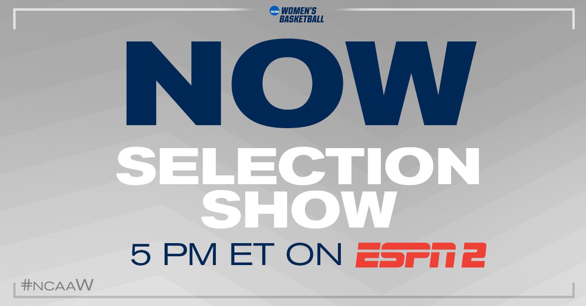 TUNE-IN. ESPN2.
#ncaaW