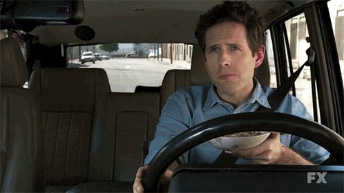Are you eating cereal while driving today? #NationalCerealDay #SunnyFXX