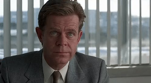 Happy birthday William H. Macy. Always great, but my favorite among his roles remains the one in Fargo. Superb. 