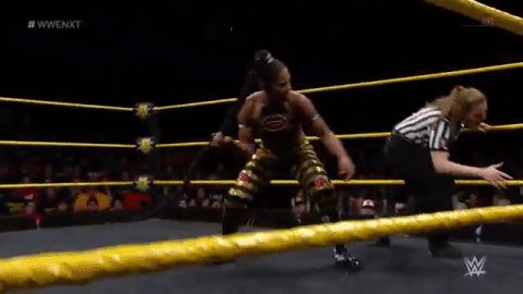 BEWARE of the hair! #WWENXT @BiancaBelairWWE