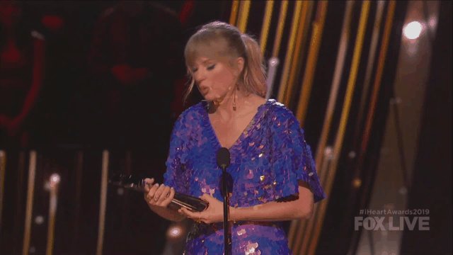 "I honestly owe everything, everything I have to (my fans). ... I love your passion, I love your attention to detail, I love how much you care." - Taylor Swift #iHeartAwards2019