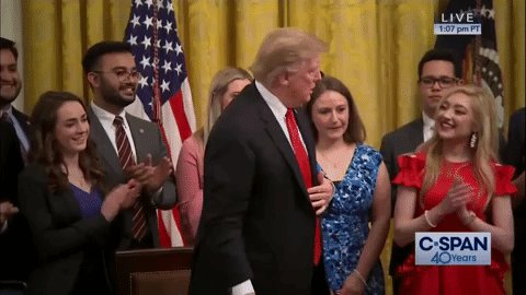 Maybe just shake her hand next time?